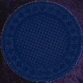 Dark Blue poker chip diamond rim 4gm