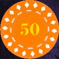 Orange Diamond 11.5gm Numbered 50