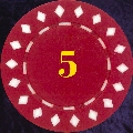 Red Diamond 11.5gm numbered 5