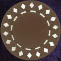 Brown Diamond design chip 11.5gm