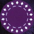 Purple Diamond design chip 11.5gm
