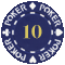 Poker Card Suit Numbered