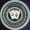 COWBOYS Metal Poker Card Protector (Silver Colour)