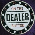 ON THE DEALER Metal Poker Card Protector (Silver Colour)