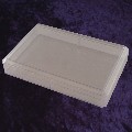 Clear acrylic box for 2 packs of 62mm wide poker cards