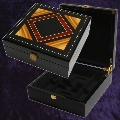 Hi-Gloss chip box 100 (yellow-red diamond)