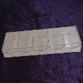 100 Chip Tray Clear Acrylic