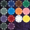 SAMPLE PACK of Card Suit chip 11.5gm