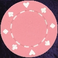 Pink Card Suit chip 11.5gm
