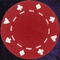 Red Card Suit chip 11.5gm