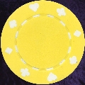 Yellow Card Suit chip 11.5gm