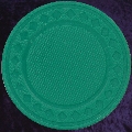 Green poker chip diamond rim 4gm