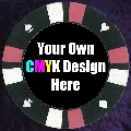 Black Double Stripe Customised 14gm Chip