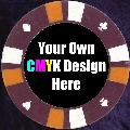 Dark Magenta Double Stripe Customised 14gm Chips