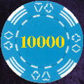 Light Blue Four Tab Numbered 10000