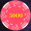 Very Pink Four Tab Numbered 5000
