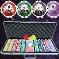 500 Numbered 11.5gm Twist chips for Blackjack in case