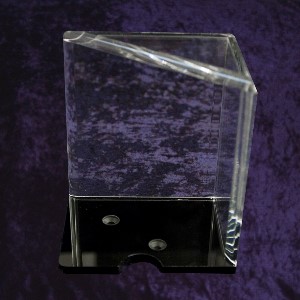 6 Deck Discard Holder Clear Acrylic with top Photo