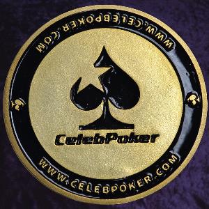 Personalised Metal Poker Card Protector Photo