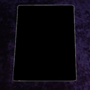 Cut Card Wide Black Photo