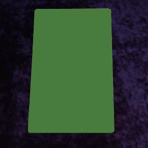 Green Narrow Cut Card Photo