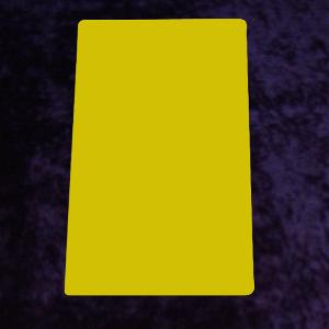 Yellow Narrow Cut Card Photo