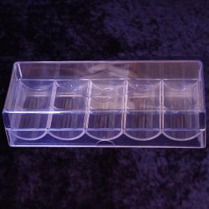 100 Capacity Chip Tray With Lid Clear Acrylic Photo