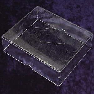Photo 0 of 200 Capacity Chip Tray With Lid Clear Acrylic