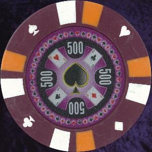 Dark Magenta Double Stripe 3 colour 14gm numbered 500 Photo