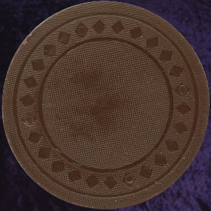 Brown poker chip diamond rim 4gm Photo