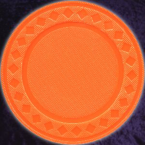 Orange poker chip diamond rim 4gm Photo