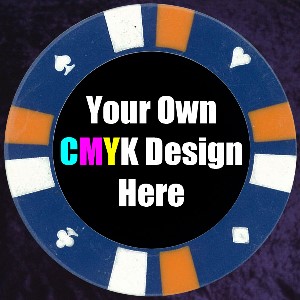 Blue Double Stripe Customised 14gm Chips Photo