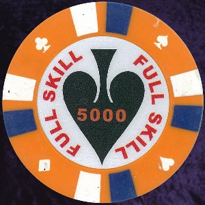 Photo 0 of Orange Double Stripe Customised 14gm Chips