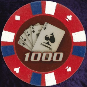 Photo 0 of Red Double Stripe Customised 14gm Chips