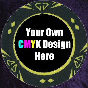 Black Customised Gem chip 14gm Photo
