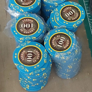 Photo 1 of Light Blue Customised Gem chip 14gm