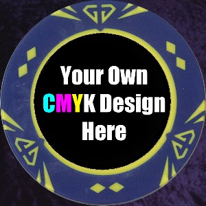 Dark Blue Customised Gem chip 14gm Photo