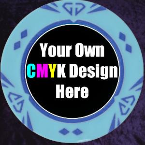 Light Blue and Blue Customised Gem chip 14gm Photo