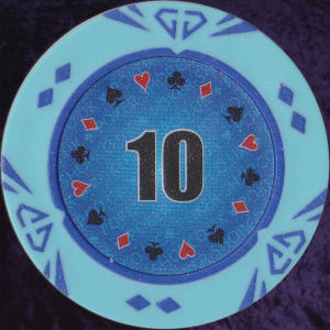 Photo 0 of Light Blue and Blue Customised Gem chip 14gm