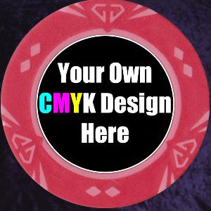 Red and pink Customised Gem chip 14gm Photo