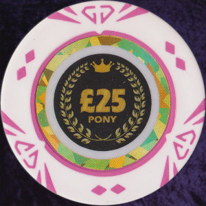 Photo 0 of White and Pink Customised Gem chip 14gm