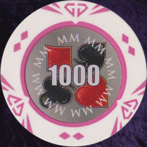 Photo 1 of White and Pink Customised Gem chip 14gm