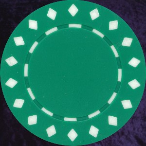 Green Diamond design chip 11.5gm Photo