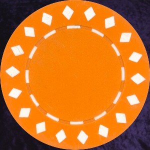 Orange Diamond design chip 11.5gm Photo