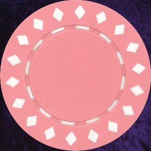 Pink Diamond design chip 11.5gm Photo