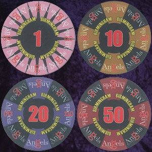Photo 0 of Multi-coloured Personalised Printed Chip with rim printing