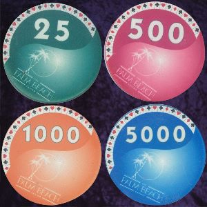 Photo 2 of Multi-coloured Personalised Printed Chip with rim printing