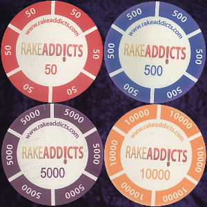 Photo 4 of Multi-coloured Personalised Printed Chip with rim printing
