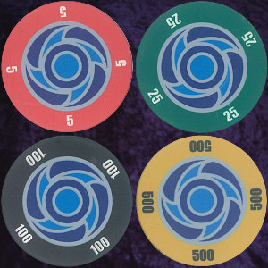 Photo 6 of Multi-coloured Personalised Printed Chip with rim printing
