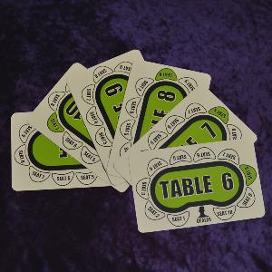 Poker Table Seating Cards 6-10 Photo